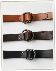 O-Ring Leather Belt